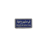 Metal Enamel Brooches 3m Sticker Be Peace With You