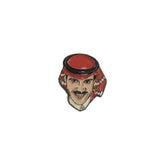 Metal Enamel Brooches 3m Sticker Arab Man