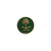 Metal Enamel Brooches 3m Sticker Saudi Logo