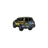 Metal Enamel Brooches 3m Sticker Nissan Patrol Yellow