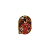 Metal Enamel Brooches 3m Sticker Ronaldo CR7 back