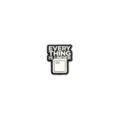 Metal Enamel Brooches 3m Sticker everthing is under control