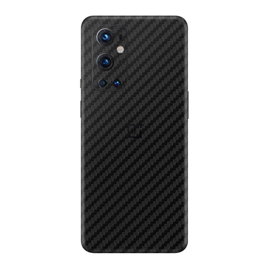 Carbon Fiber Black Skin For OnePlus 9 Pro WrapNation carbon-fiber-black-skin-for-oneplus-9-pro-wrapnation