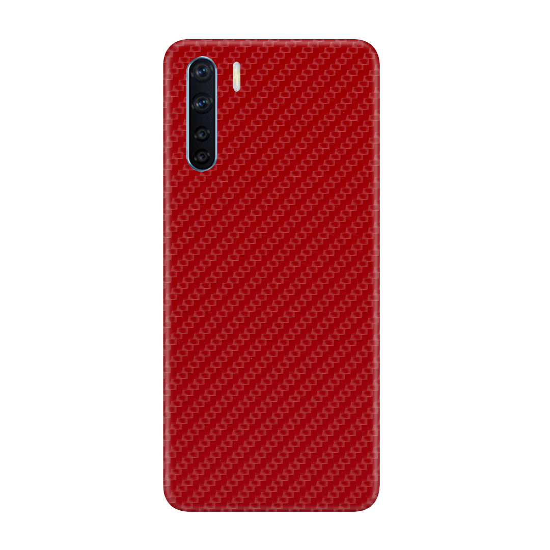 Carbon Fiber Red Skin for Oppo F15