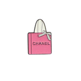 Metal Enamel Brooches 3m Sticker Fashion Jewelry Design Chanel Bag