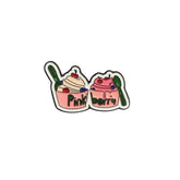 Metal Enamel Brooches 3m Sticker Fashion Jewelry Design Coffee + Cake