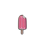 Metal Enamel Brooches 3m Sticker Fashion Jewelry Design Pink Ice Cream
