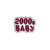 Metal Enamel Brooches 3m Sticker Fashion Jewelry Design 2000s Baby