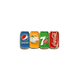 Metal Enamel Brooches 3m Sticker Fashion Jewelry Design Soft Drinks Combo