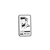 Metal Enamel Brooches 3m Sticker Fashion Jewelry Design Leo Messi Minimal