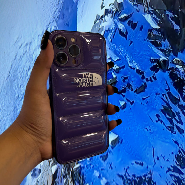 Purple Air Cushion Printed Case For iPhone