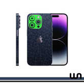 Blue Honeycomb with Dot Green - Duotone Skins For iPhone