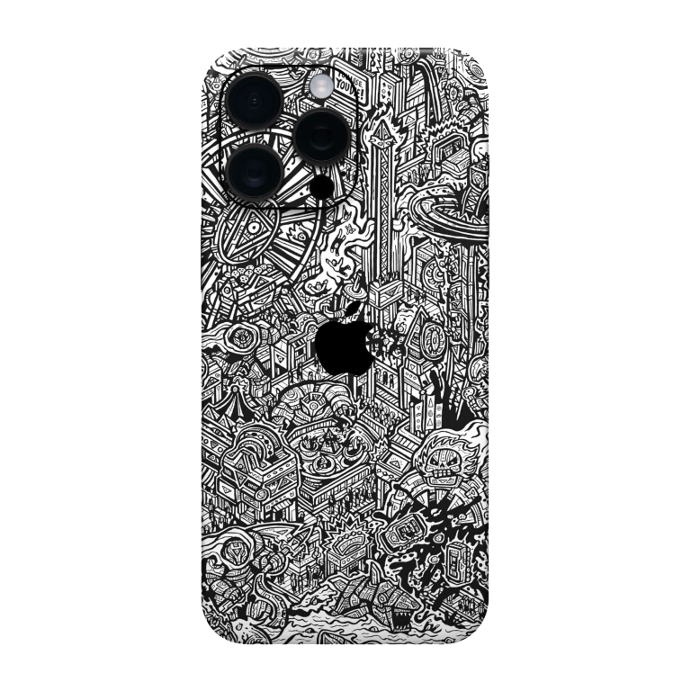 Black & White Robot Skin