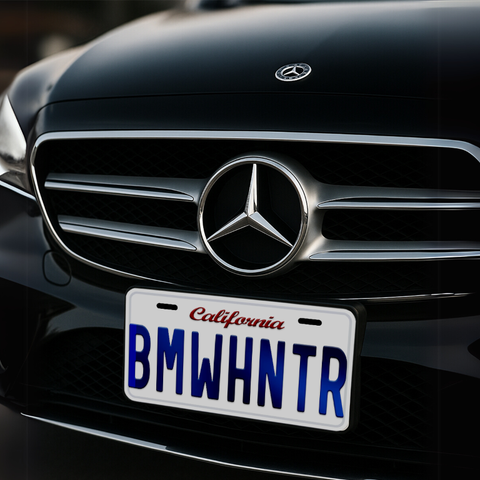 BMWHNTR Custom Number Plate