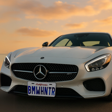 BMWHNTR Custom Number Plate