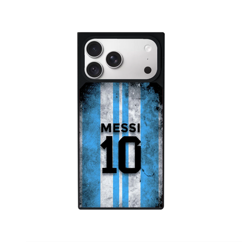 Messi Customized Square Glass for Iphone Models