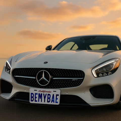 BEMYBAE Custom Number Plate