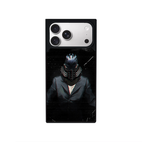 Skull Man Customized Square Glass for Iphone Models
