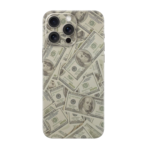 Dollars Transparent Printed Skin