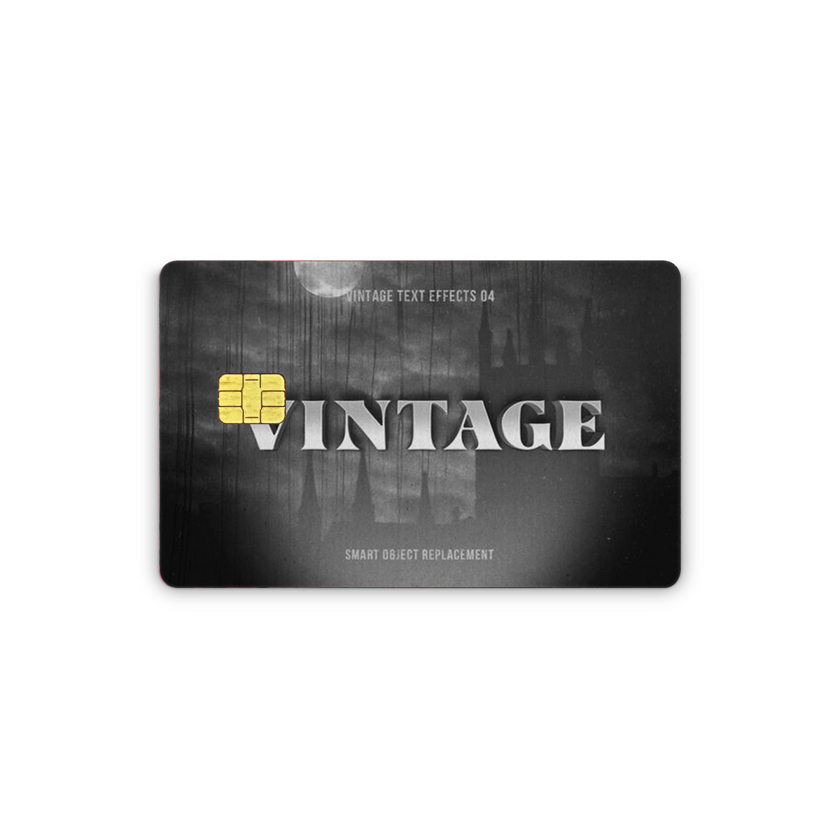 Vintage Black Card Skin