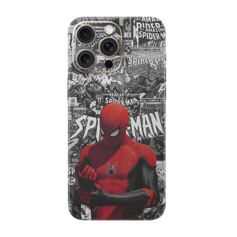 Spiderman Transparent Printed Skin