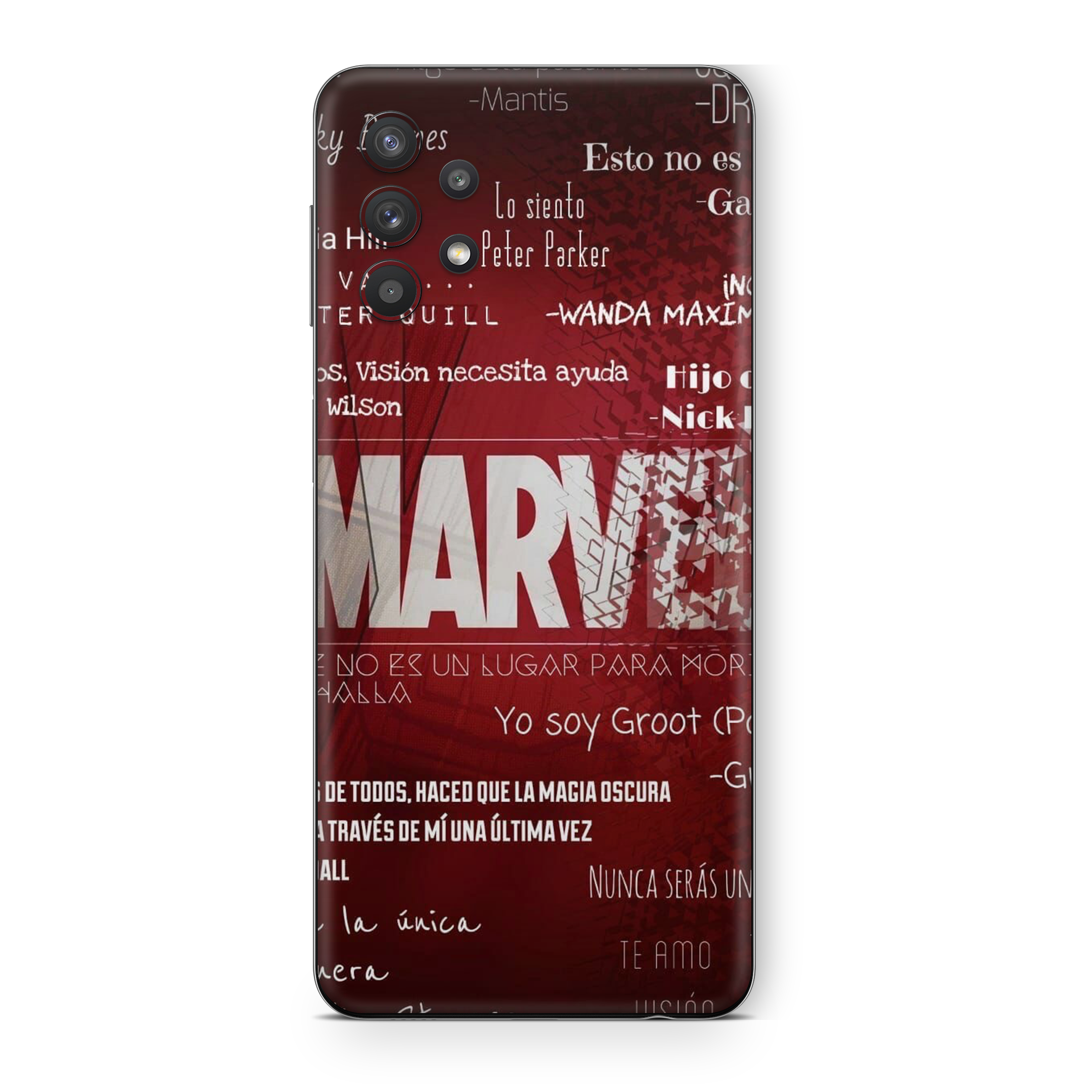 Red Marvel Skin For Samsung A32