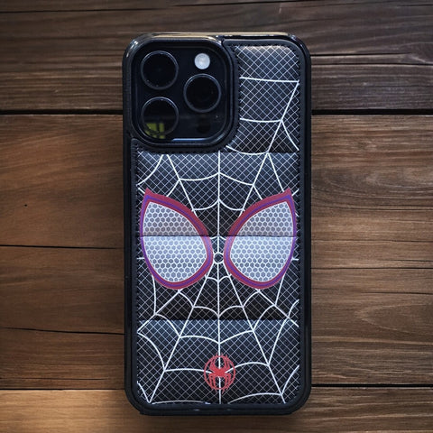 Spiderman Eyes Red Puffer Black Premium Case