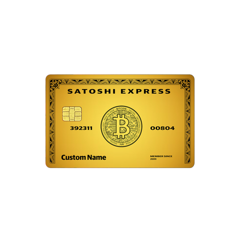 Bitcoin Premium Gold Black