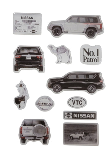 Patrol Nation 3D Puff Sticker Pack | Nissan Patrol, VTC & Desert Off-Road Stickers