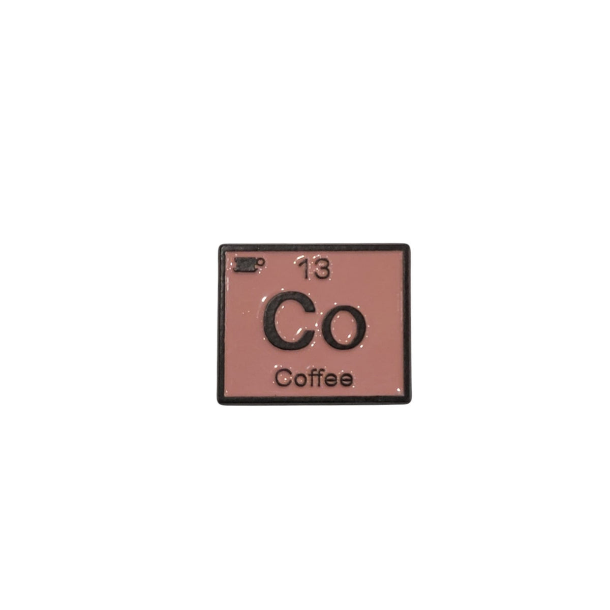 Metal Enamel Brooches 3m Sticker Co Coffe Metal Charms