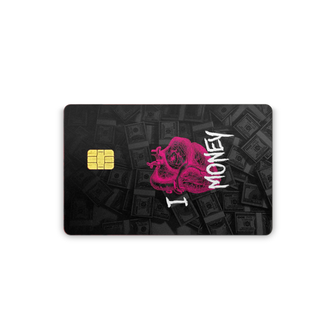 I Love Money Card Skin