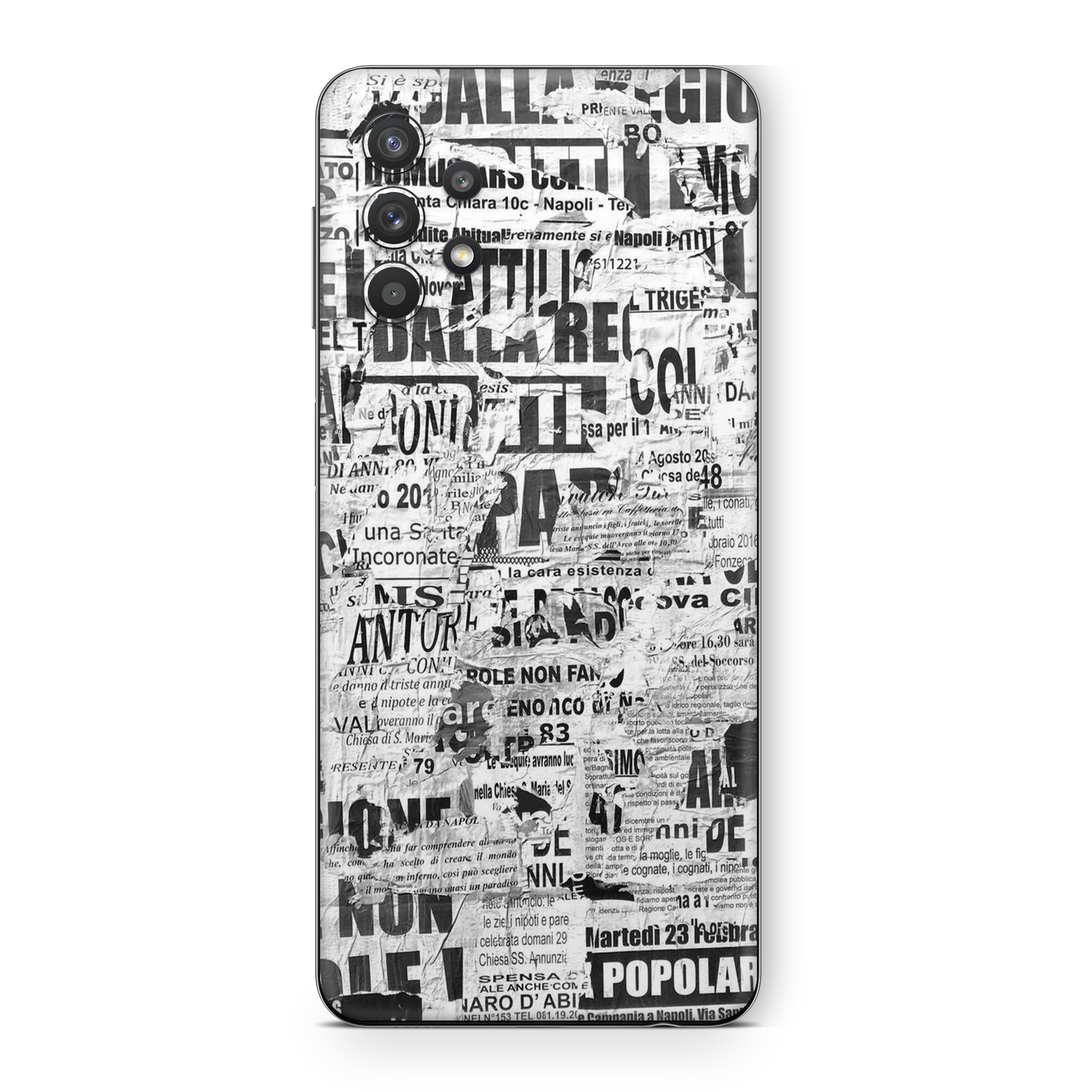 News Paper Skin For Samsung A32