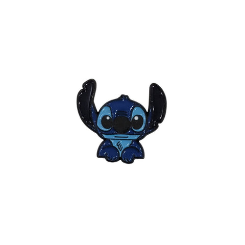 Metal Enamel Brooches 3m Sticker Cute Blue Stitch Metal Charms