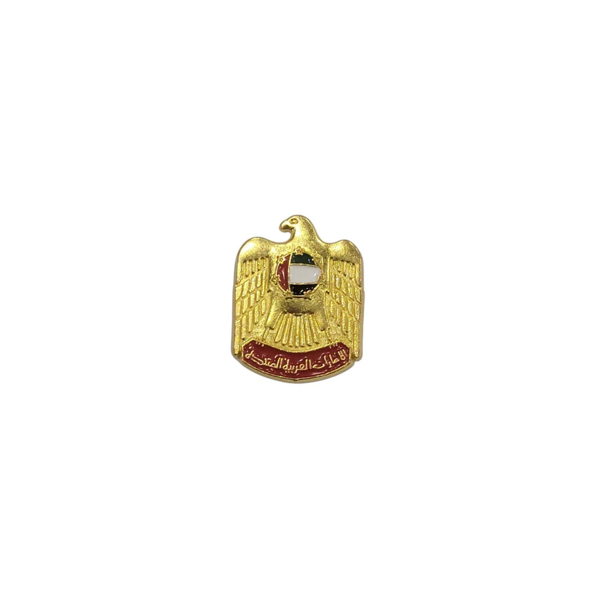 Metal Enamel Brooches 3m Sticker UAE Eagle Emblem Charms