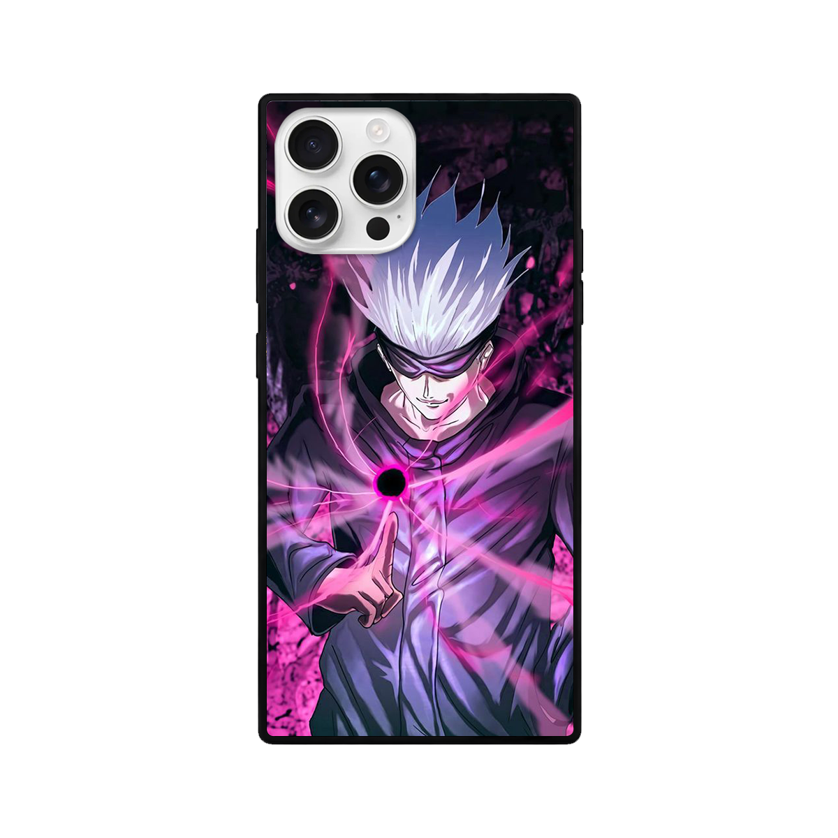 Gojo Satoru Purple Energy Anime Phone Case – WrapNation