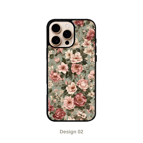 Floral Printed Premium Case for all Models