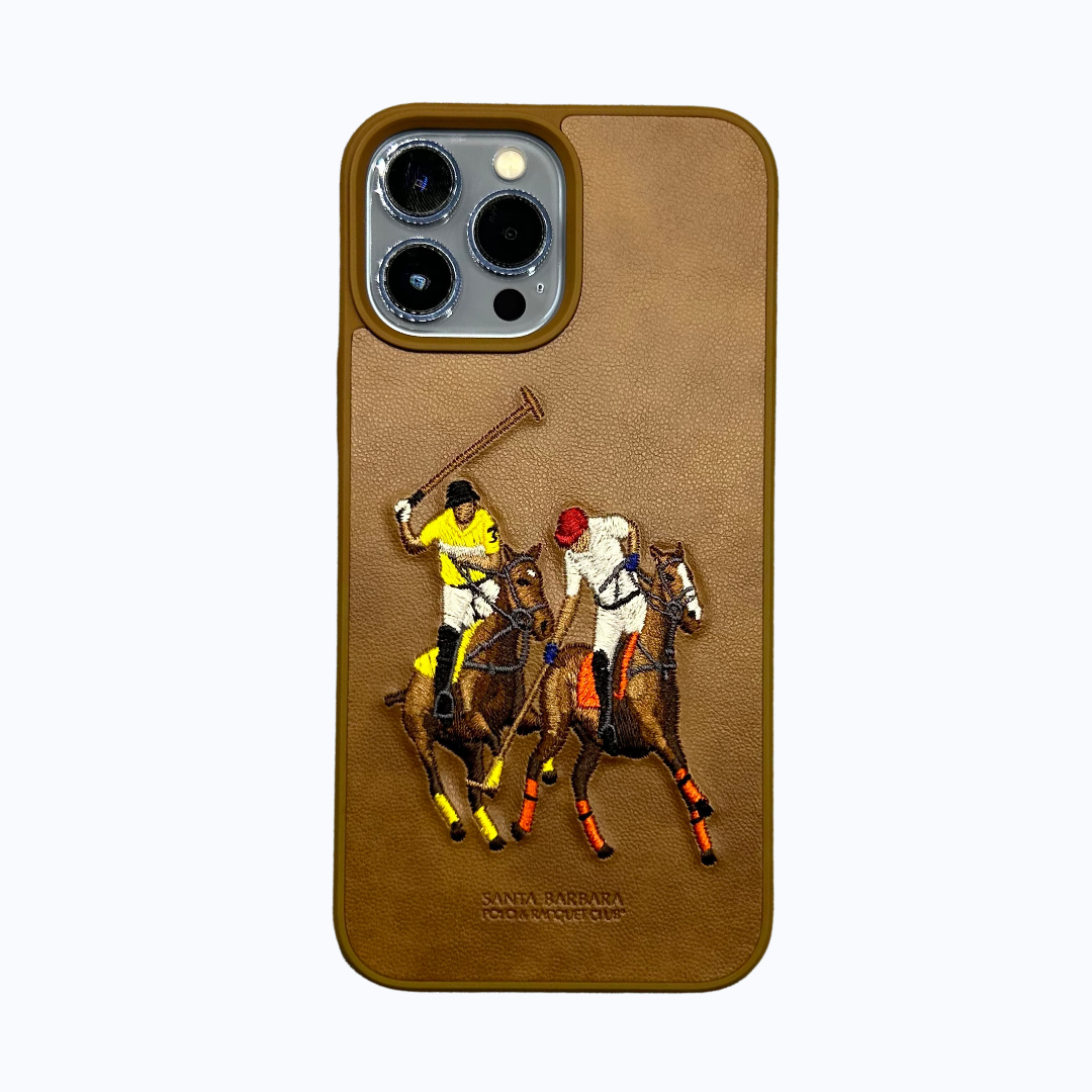 Santa Barbara Brown Polo & Racquet Club Case For iPhone