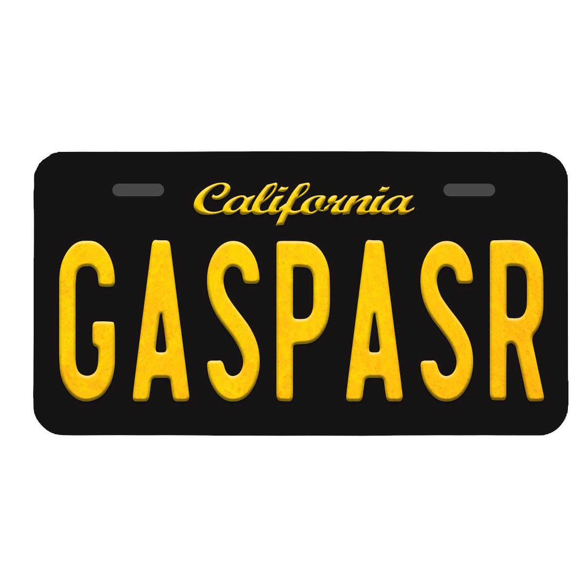 GASPASR  Custom Number Plate