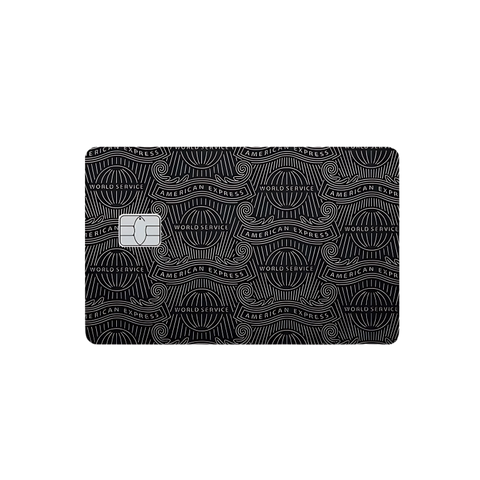American Express Premium Sliver Black Matte