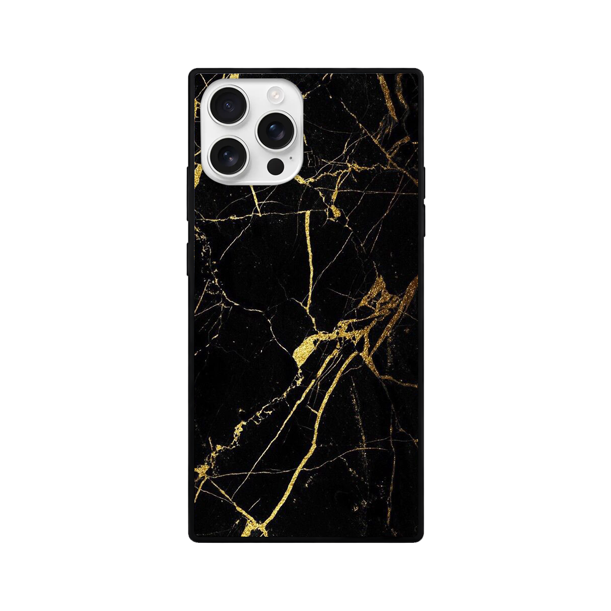 Black Gold Marble iPhone Case – Luxury Edition