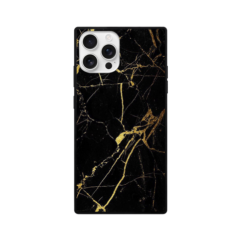 Black Gold Marble iPhone Case – Luxury Edition