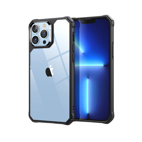 Air Rugged Blue Armor TPU Case For iPhone