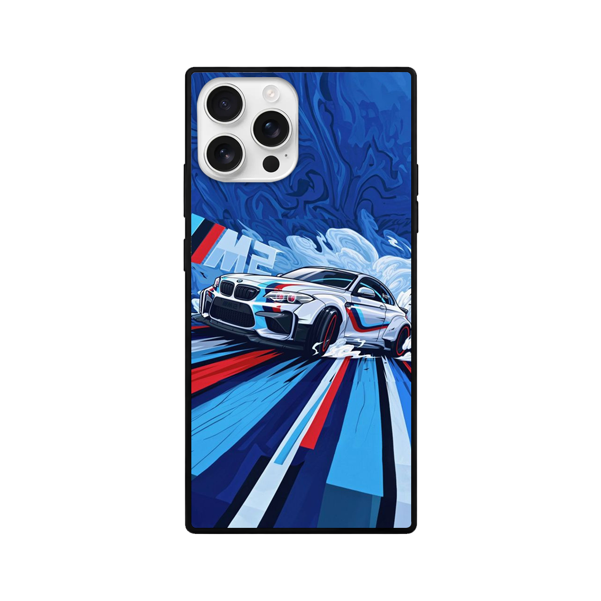 BMW M Power Sports Car Phone Case – Blue Racing Edition