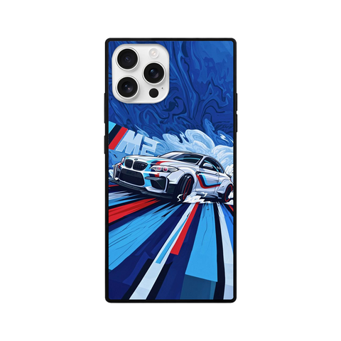 BMW M Power Sports Car Phone Case – Blue Racing Edition