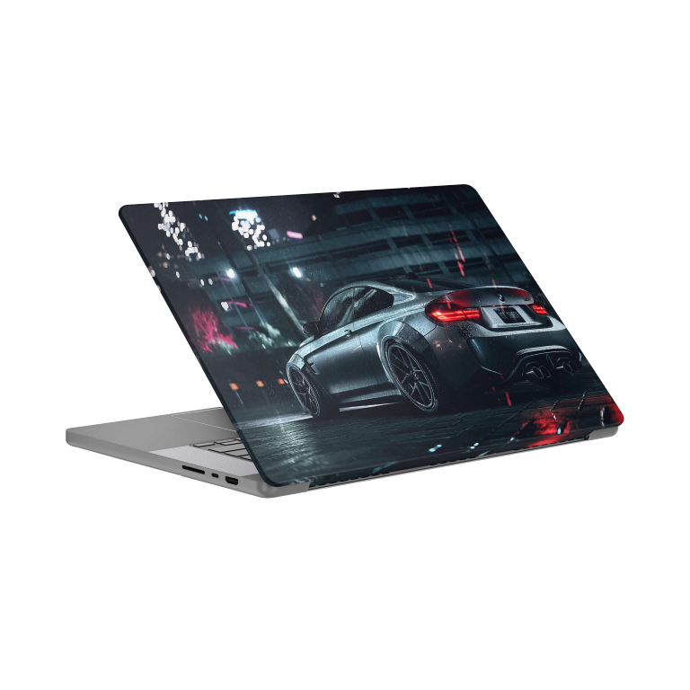 BMW Back View Design Laptop Skin