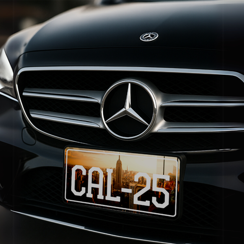 CAL-25 Custom Number Plate
