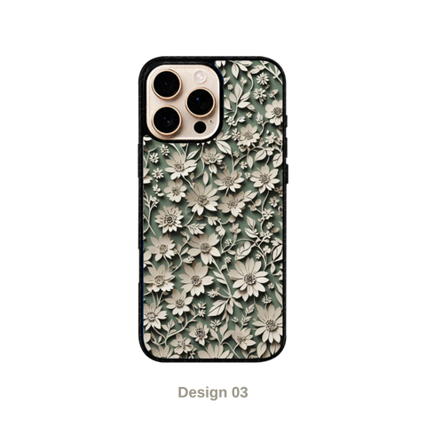 Floral Printed Premium Case for all Models