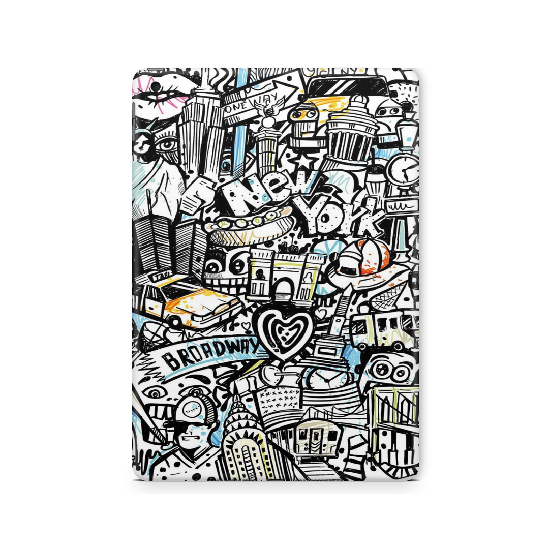 Apple iPad 10.2 9th Gen 2021 A2602 New York Skin