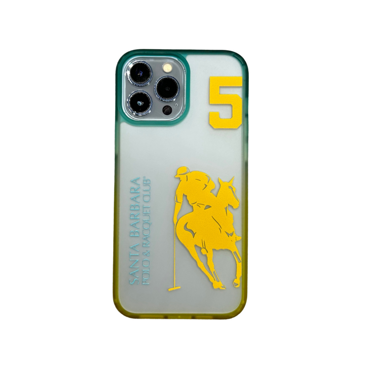 Polo Club Translucent Yellow Case For iPhone