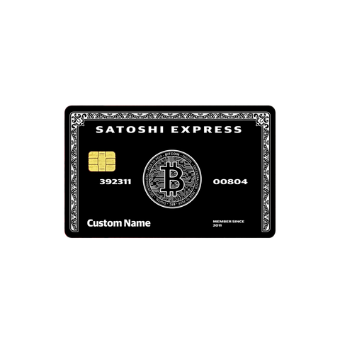 Bitcoin Premium Black Silver